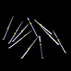 10pc Dental Diamond Burs FG-105 Composite Polishing Kit for High Speed Handpiece