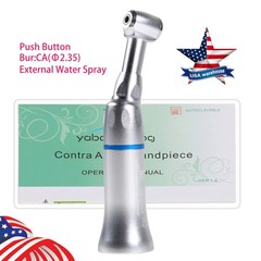 10 Yabangbang Dental Slow Low Speed Contra Angle Handpiece Push Button Etype NSK