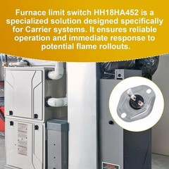 2 Pack HH18HA452 Furnace Flame Rollout Limit Switch L250 for Carrier Bryant