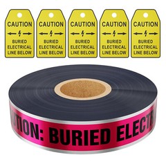 1000ft Safety Warning Tape,Caution Buried Line for Electrical/water/gas/optical