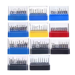 AZDENT Dental Diamond Burs Bur Set Kit FG101-FG117 fit Handpiece 10PCS/Kit