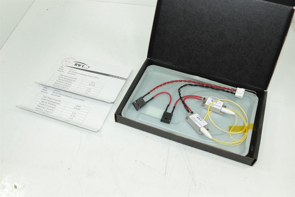 2X BWT K915FB2RN-20.00W Laser Fiber Optical Cable Diode 20W/915nm