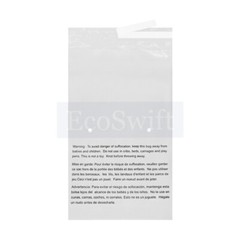 1-10000 14×18 EcoSwift Self Seal Suffocation Warning Clear Poly Bags Free Ship