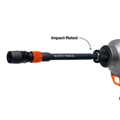 Klein Tools 80208 6 and 12-Inch Extension Set, Black Base, Orange Knob