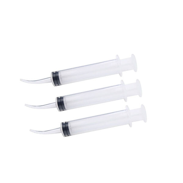 10 pcs Dental Disposable Curved Tip Utility Irrigation 12ml