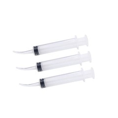 10 pcs Dental Disposable Curved Tip Utility Irrigation 12ml