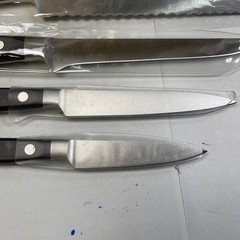 Mercer Culinary Renaissance® 6-Piece Knife Set w/ Tempered Glass Wooden Base