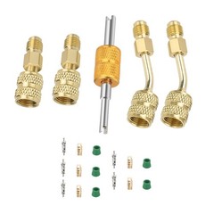 R410A Adapter 5/16″ Female SAE to 1/4″ Male Flare For Vacuum Pump Connection