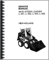 New Holland L452 L455 L454 L451 Skid Steer Service Repair Manual