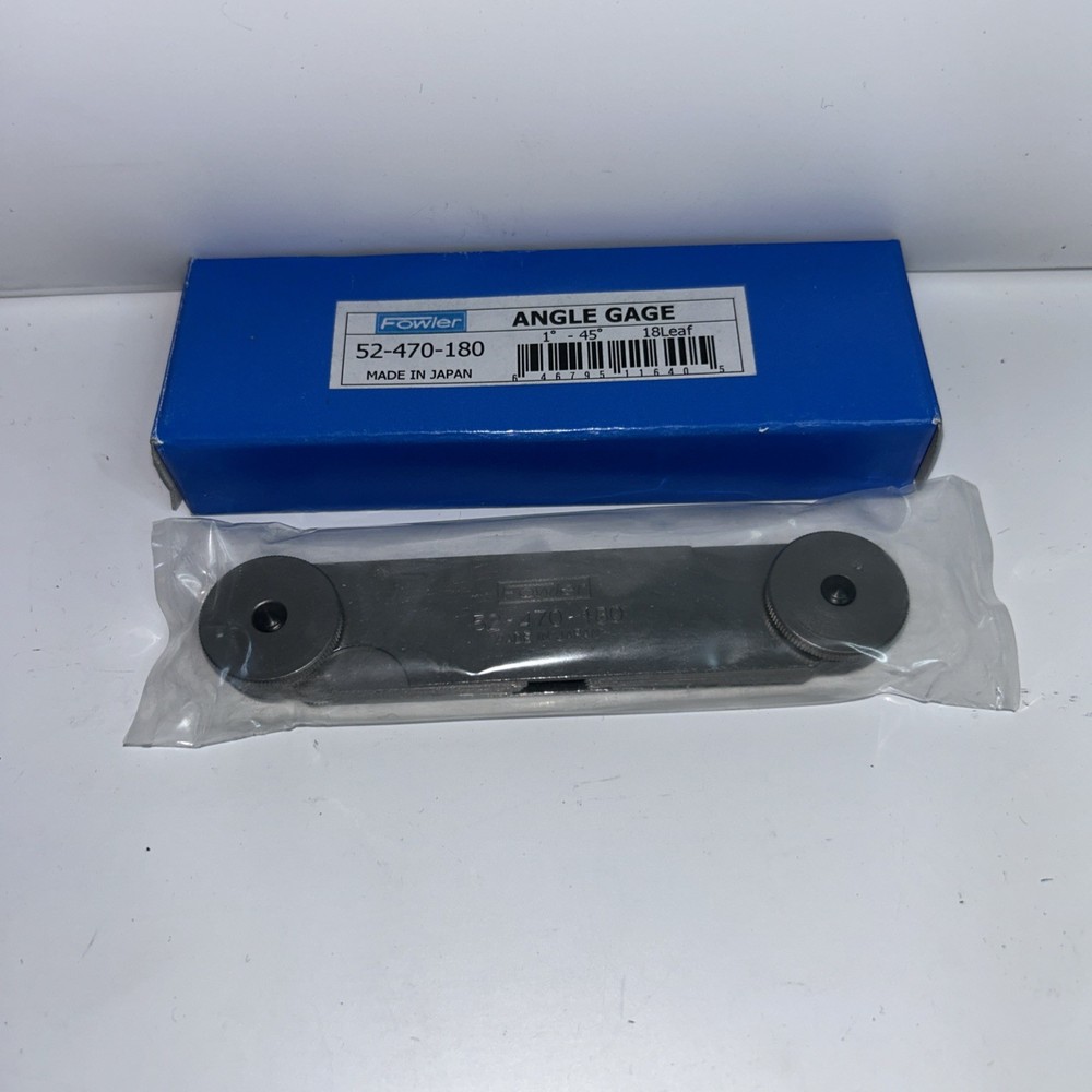 Fowler Angle Gage, 52-470-180 ( 1-45 ) NEW OLD STOCK