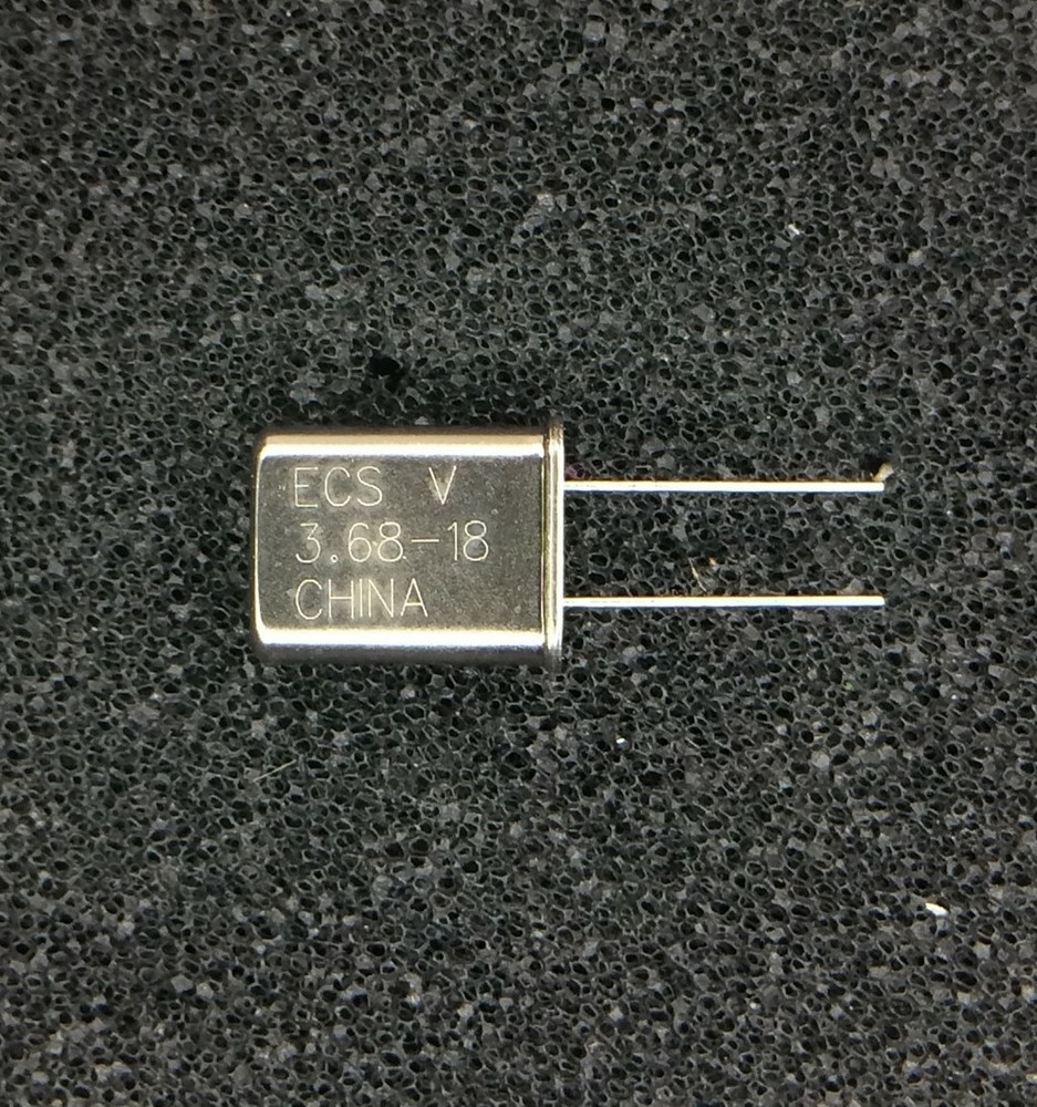 ECS-36-18-1 ECS CRYSTAL 3.6864MHZ 18PF T/H 30 PIECES