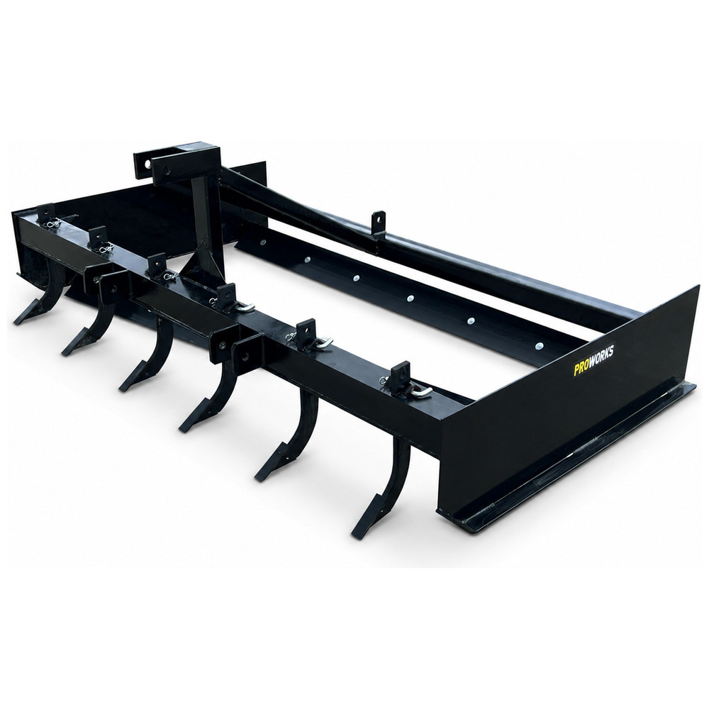 PROWORKS 84″ 7 FT 3 Point Land Leveler Plane Grader Implement Cat 1 Tractors USA