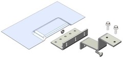 Magerack Top Mount Tile Hook Bracket w Flashing Solar Panel PV Module Mounting