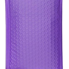 BESTeck #0 Purple Poly Bubble Mailers 6×10 Padded Envelopes One Size,