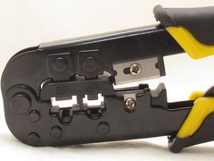 RJ45 RJ11 Crimping Network Tool Kit Cable Crimp Crimper LAN Wire Stripper Kits
