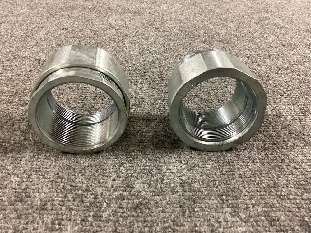 2-INCH THREE PIECE CONDUIT COUPLINGS (LOT OF 2)