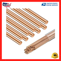 40 Sticks Brazing Rods AWS Bcup-5 15% Silver Solder Phos Copper Brazing Alloys r