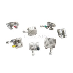 20PCs TERFANT Dental Ortho Bracket Brace Monoblock MIM Mini ROTH 018 345Hook