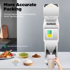 10 – 999G Auto Packing&Filling Machine Weigh Filler For Tea/seed/grain 110V NEW