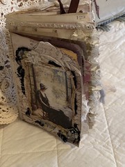 VINTAGE STYLE HAND MADE JUNK JOURNAL (Tranquil Moments) see video