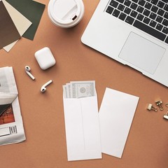 ValBox 3.5×6.5 Money Envelopes, White Kraft #7 Coin Envelopes, Small Parts Envel