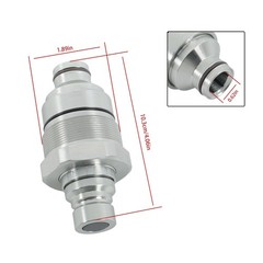 373-6967 Male Flat Face Coupler Compatible For Caterpillar 226D 262D 279D 299D