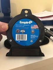 Empire Polycast Magnetic Protractor