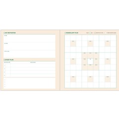 Monster’s Study Planner For 6 Months Monthly Weekly Daily Academic Planner
