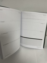 Punch Studio 12 Months Green Floral 2025 Planner Monthly & Weekly Planner