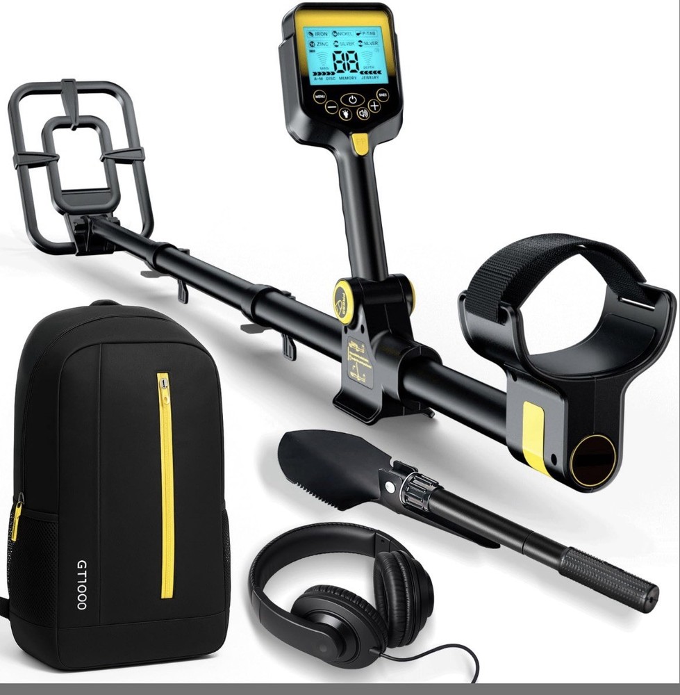 Metal Detector Waterproof – 2000mAh Chargeable Professional Cordless