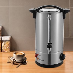 6.6Gal Commercial Coffee Urn Large Coffee Dispenser, Electric Coffee Maker Urn