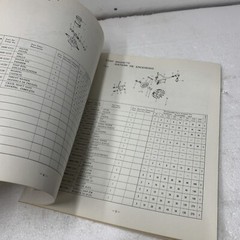 Shindaiwa GP-25 Engine Pump Illustrated parts list original 1983