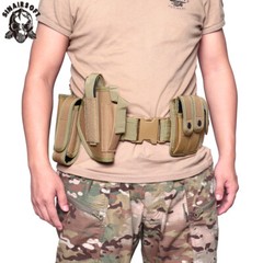 Tactical Police Security Guard Modular Law Enforcement Equipment Duty Belt TAN