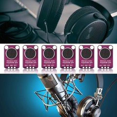 6 Pieces Electret Microphone Amplifier Module MAX4466 Adjustable Gain Blue…