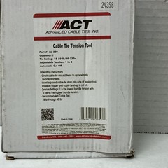 Advanced Cable Ties ACT PN AL-200 Cable Tie Tension Tool 18-50Lbs