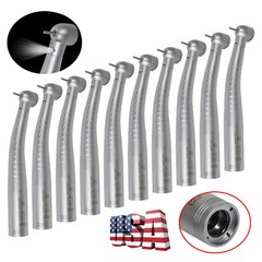 10*KaVo Style Dental High Speed Turbine Handpiece fit 4/6 Hole Coupler Swivel US