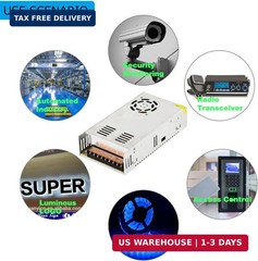 SUPERNIGHT 12V DC 30A 360W Universal Regular Circuit Power Supply Switching Low-
