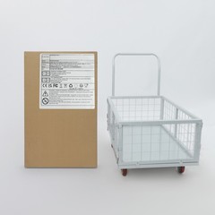 4-in-1 Heavy Duty Platform Truck Cart w/ Cage, Multi-Purpose Push Cart, 13.9in