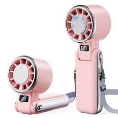 Portable Handheld Fan With Ice Cooling – 5 Gear High Speed Personal Turbo Fan