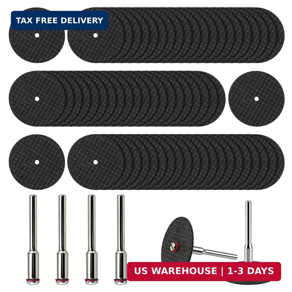 60Pcs Rotary Tool Cut Off Wheel 1-1/4 inch Reinforced Fiberglass Cut Off Wheels