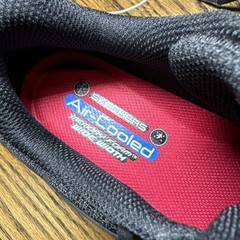 SKECHERS WORK 7.5 Wide Steel Toe Memory Foam Air Cooled Slip On Safety Sneakers