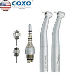 COXO Dental High Speed Fiber Optic Handpiece KAVO MULTIFLEX 6 Hole LED Coupler
