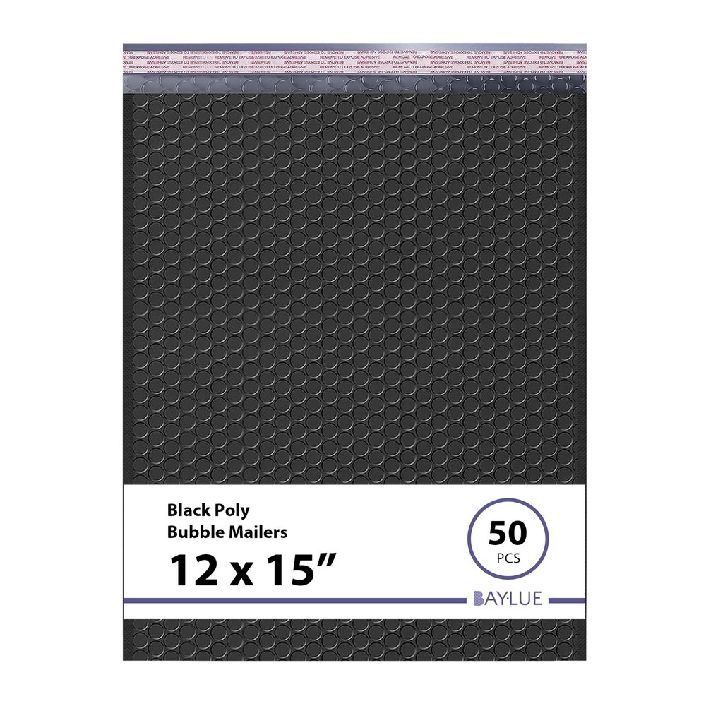 Teal Large Poly Bubble Mailers 12×15 inch | Self Seal Padded Envelopes Cushioned