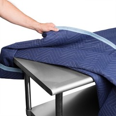 10 Moving Blankets Furniture Pads – Deluxe Pro – 80″ x 72″ Royal Blue