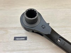 TOP RM-19X24 Double-end Ratchet Wrench (Spike Type) Made in JAPAN