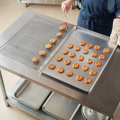 (12-Pack) Wholesale Full Size 19-Gauge 18″ x 26″ Aluminum Bun Sheet Pan Tray