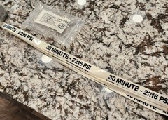 LOT of 10 SCOTT 30 MINUTE – 2216 PSI TRANSPARNT CYLINDER LABEL 10007891 Appr 22″