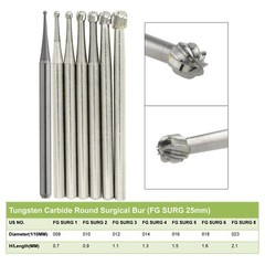 Wave Dental Surgical Length Bur 25mm Tungsten Carbide FG SL Midwest FGOS FG SURG