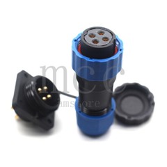 SD20 1-14pin Bulkhead Aviation Waterproof IP68 Plug Socket Power Cord Connector