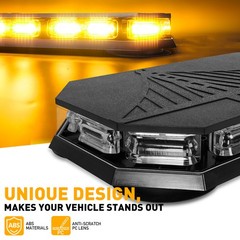 14.5″/16″ Roof Top Beacon, Emergency Strobe Light, LED Warning, Flashing Lights